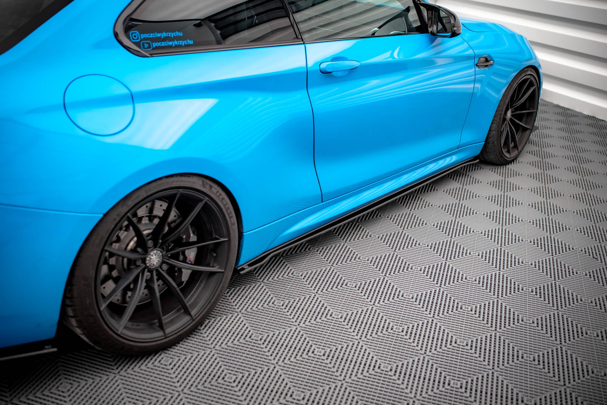 Maxton Design Street Pro Street+ Seitenschweller Leisten passend für BMW M2 F87
