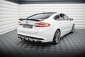 Maxton Design Hintere Seiten Flaps passend für Ford Mondeo Sport Mk5 Facelift / Fusion Sport Mk2 Facelift schwarz Hochglanz