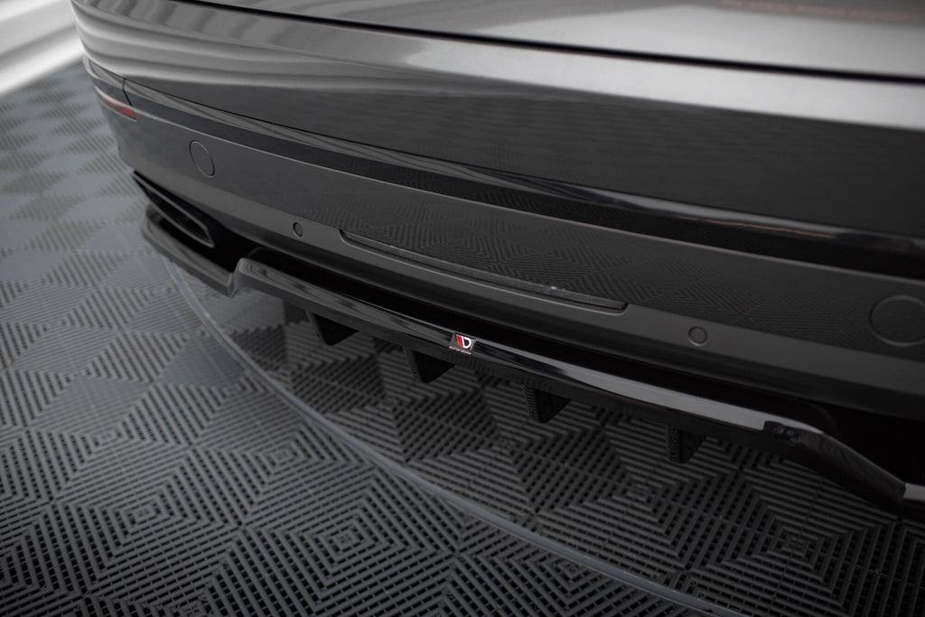 Maxton Design Street+ Mittlerer Diffusor RACE passend für Bentley Bentayga Mk1 schwarz Hochglanz