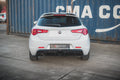 Maxton Design Heck Ansatz Flaps Diffusor V.3 passend für Alfa Romeo Giulietta Facelift schwarz Hochglanz