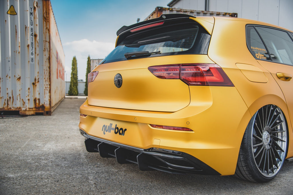 Maxton Design Robuste Racing Heckschürze V.2 passend für VW Golf Hatchback Mk8 / Mk8 Facelift
