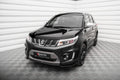 Maxton Design Street+ Spoilerlippe Front Ansatz V.1 passend für Suzuki Vitara S Mk2 schwarz Hochglanz