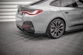 Maxton Design Heck Ansatz Flaps Diffusor V.2 passend für BMW 4er Gran Coupe M-Paket G26 schwarz Hochglanz