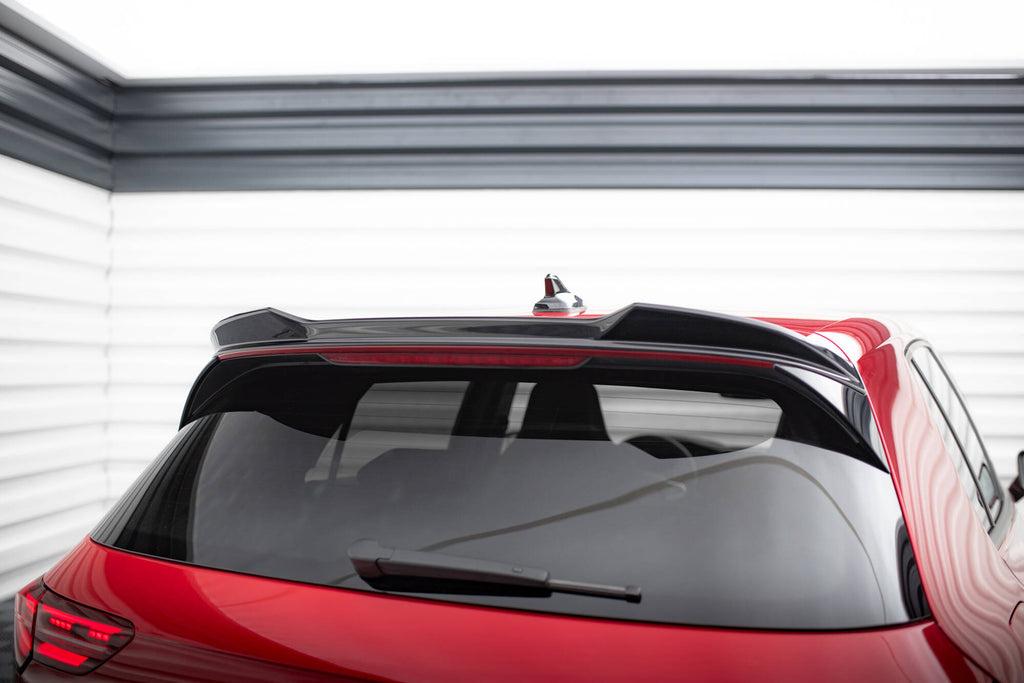 Maxton Design Spoiler CAP 3D passend für VW Golf GTI / GTE / GTD / R-Line / R Mk8 schwarz Hochglanz