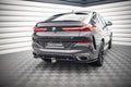 Maxton Design Street+ Mittlerer Diffusor RACE passend für V.3 BMW X6 M-Paket G06 schwarz Hochglanz