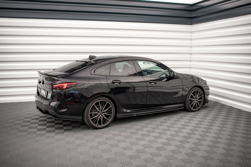 Maxton Design Street+ Seitenschweller Leisten passend für V.1 passend für BMW 2 Gran Coupe M-Paket / M235i F44 schwarz Hochglanz