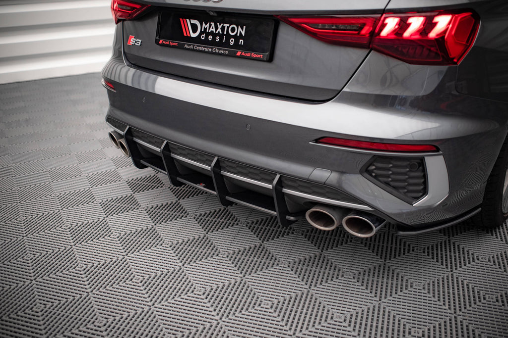 Maxton Design Street Pro Heckschürze passend für Audi S3 Limousine 8Y