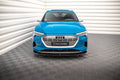 Maxton Design Street+ Spoilerlippe Front Ansatz V.1 passend für Audi e-tron schwarz Hochglanz