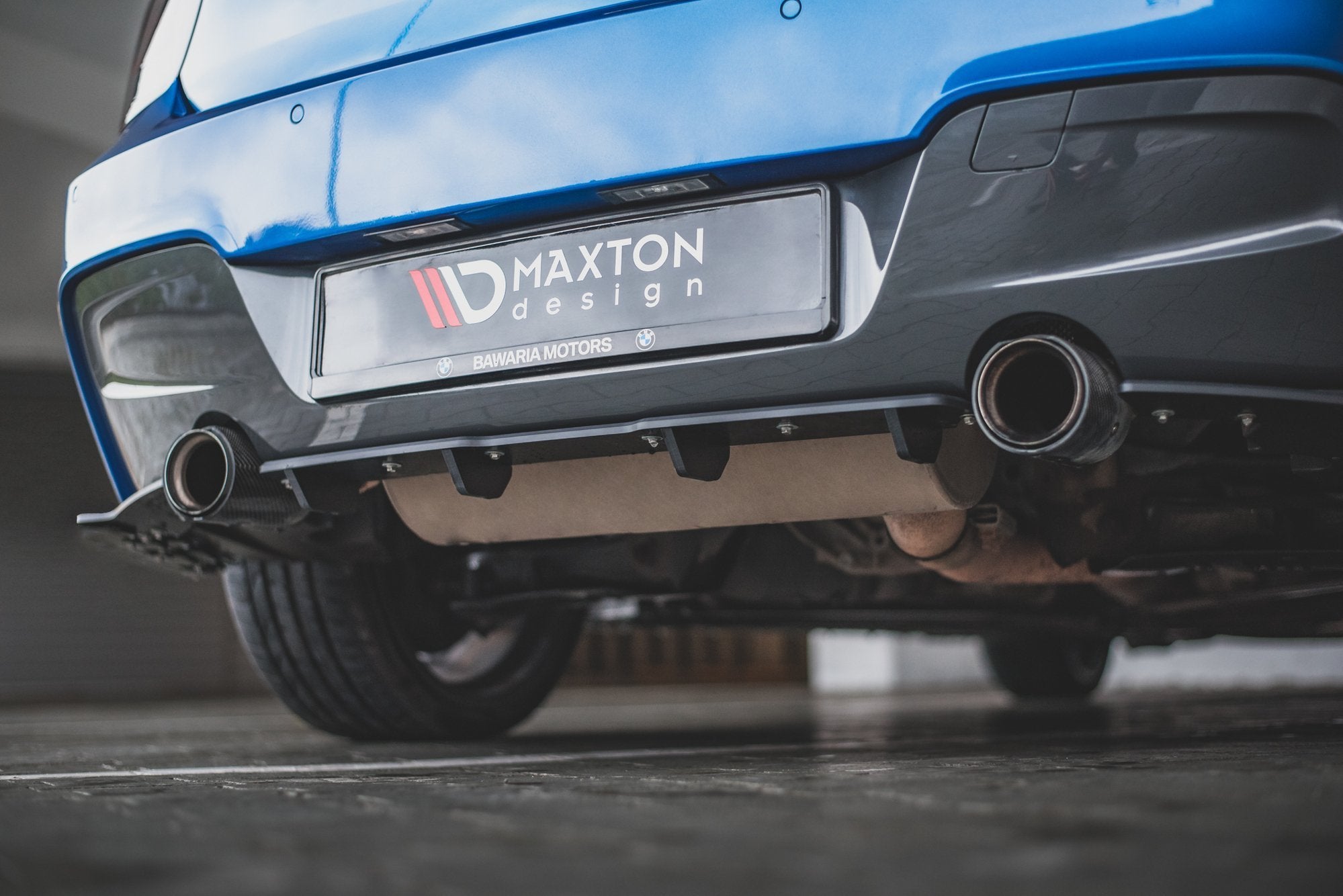 Maxton Design Street Pro Heckschürze passend für BMW M135i F20