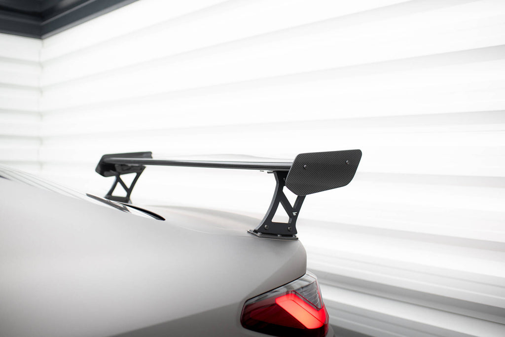 Maxton Design Carbon Spoiler With External Brackets Uprights + LED BMW M4 G82 / G82 Facelift / M440i / 4 M-Paket G22 / G22 Facelift für BMW 4er Coupe