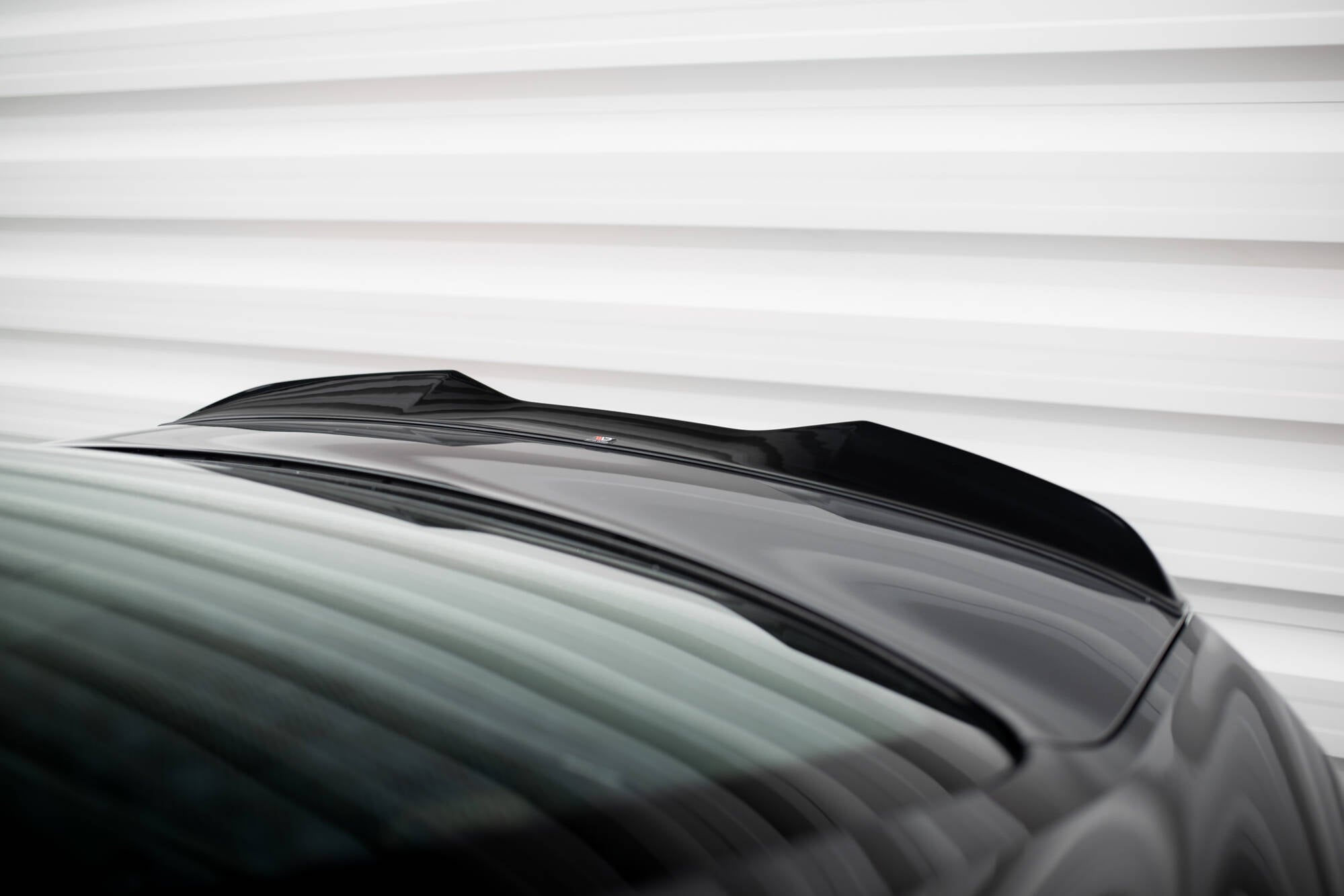 Maxton Design Spoiler CAP 3D passend für Audi S5 Coupe / A5 S-Line / A5 Coupe F5 Facelift schwarz Hochglanz