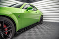 Maxton Design Street+ Seitenschweller Leisten passend für Dodge Challenger SRT Hellcat Widebody Mk3 schwarz Hochglanz