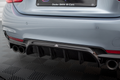 Maxton Design Diffusor Heck Ansatz passend für BMW 4er Coupe / Gran Coupe / Cabrio M-Paket F32 / F36 / F33 (Doppelauspuff li. re.)