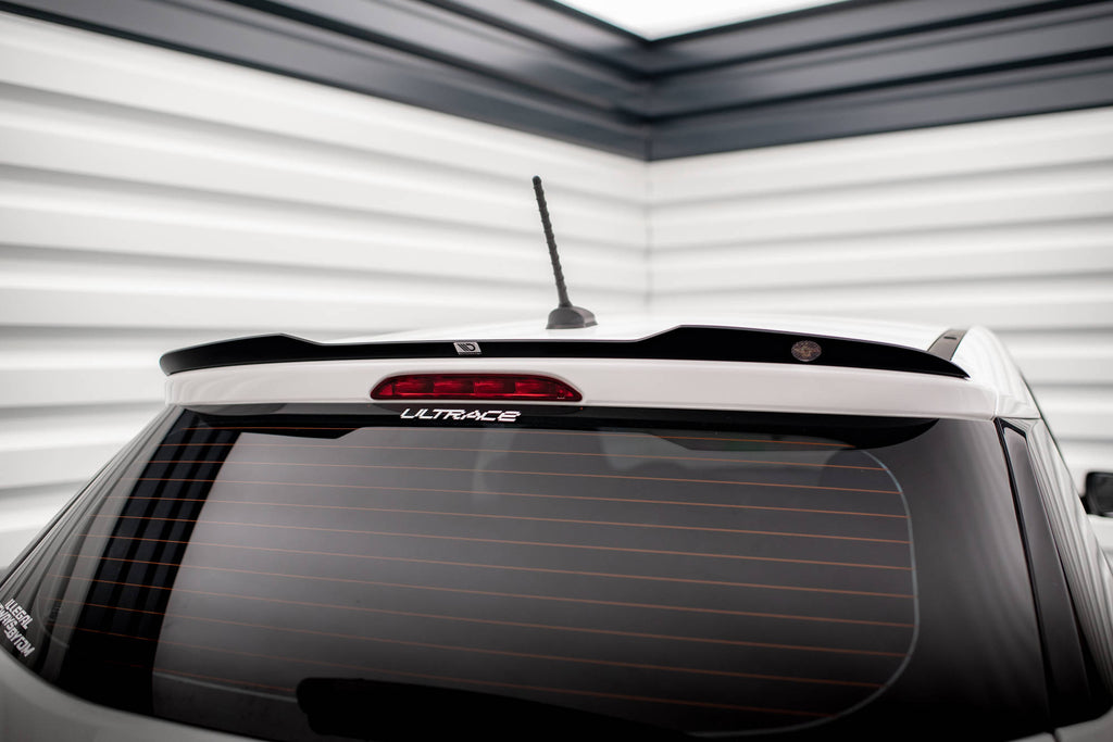 Maxton Design Spoiler CAP passend für Hyundai I20 Mk2 Facelift schwarz Hochglanz