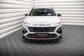 Maxton Design Street+ Spoilerlippe Front Ansatz V.2 passend für Hyundai Kona N Mk1 schwarz Hochglanz