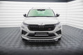 Maxton Design Street+ Spoilerlippe Front Ansatz V.1 passend für Skoda Kodiaq RS Mk1 Facelift schwarz Hochglanz