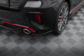 Maxton Design Heck Ansatz Flaps Diffusor passend für Kia Ceed GT Mk3 Facelift schwarz Hochglanz