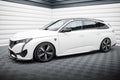 Maxton Design Street+ Seitenschweller Leisten passend für Peugeot 308 GT SW Mk3 schwarz Hochglanz