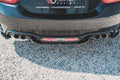 Maxton Design Mittlerer Diffusor Heck Ansatz für Fiat 124 Spider Abarth Carbon Look