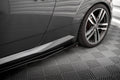 Maxton Design Seitenschweller Flaps passend für Audi TT S / S-Line 8S schwarz Hochglanz