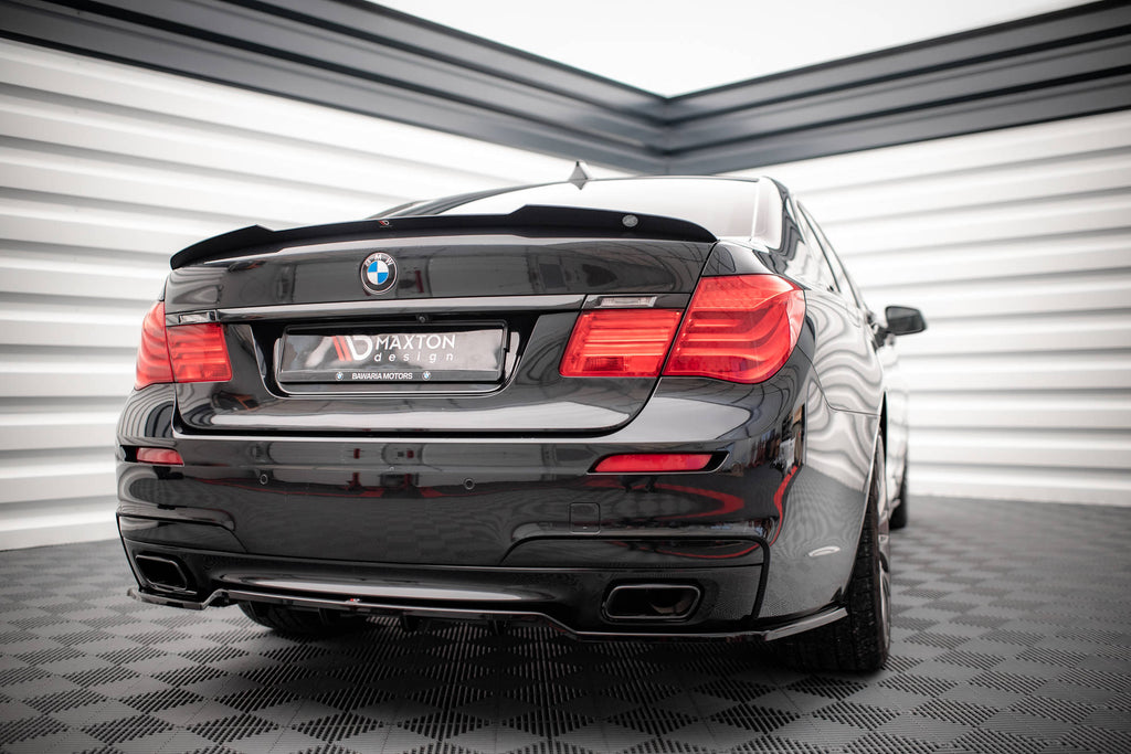 Maxton Design Spoiler CAP passend für BMW 7 M-Paket F01 schwarz Hochglanz