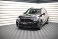 Maxton Design Street+ Spoilerlippe Front Ansatz V.1 passend für BMW X7 M-Paket G07 schwarz Hochglanz