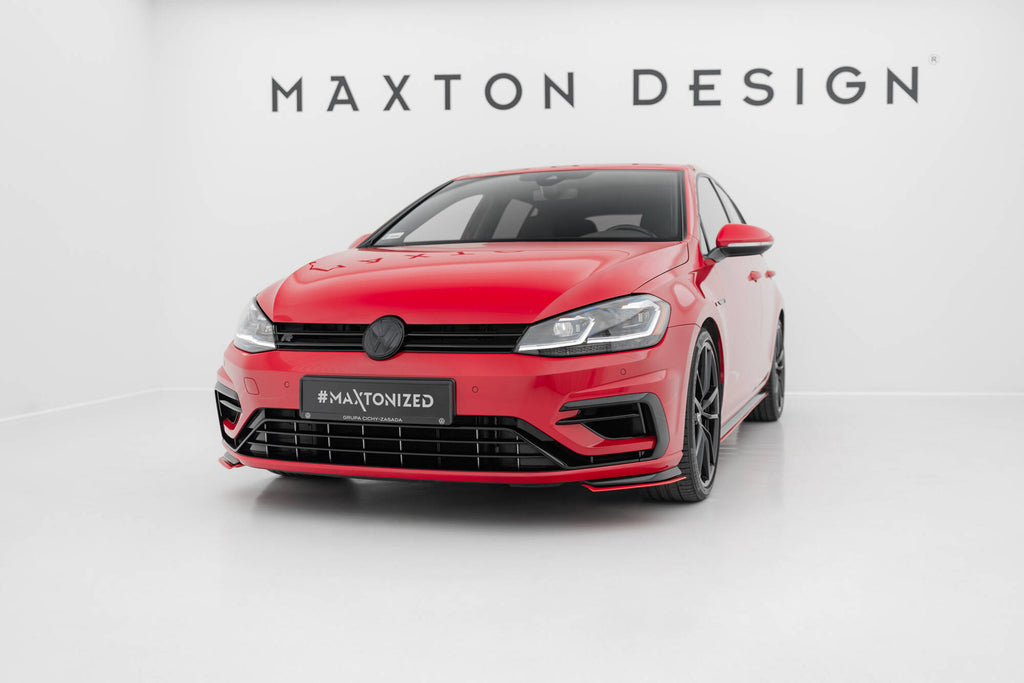 Maxton Design Front Ansatz für VW Golf R / R-Line Mk7 Facelift