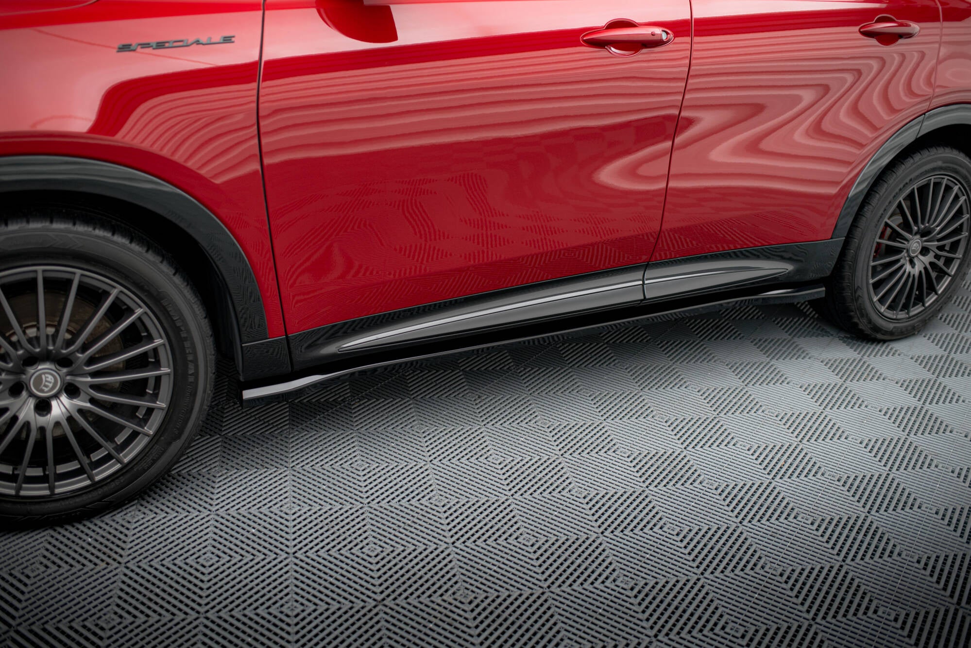 Maxton Design Street+ Seitenschweller Leisten passend für Alfa Romeo Tonale Mk1 schwarz Hochglanz