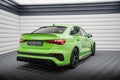 Maxton Design Prepreg Carbon Fiber Heck Ansatz Flaps Diffusor passend für Audi RS3 Limousine 8Y