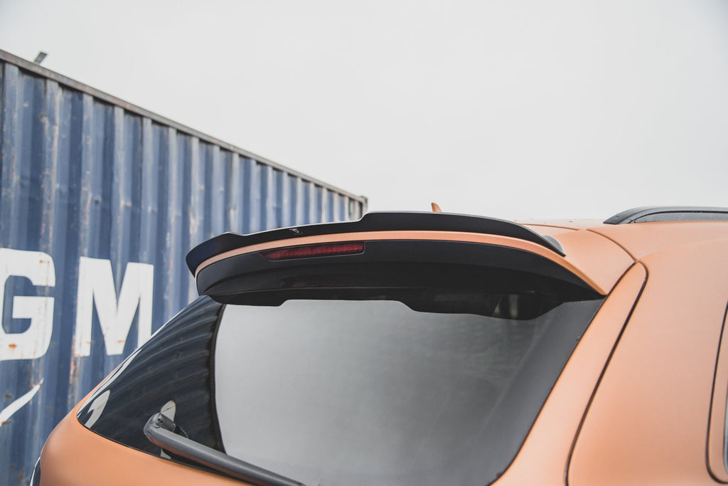 Maxton Design Spoiler CAP passend für Audi Q7 S-Line Mk.1 schwarz Hochglanz
