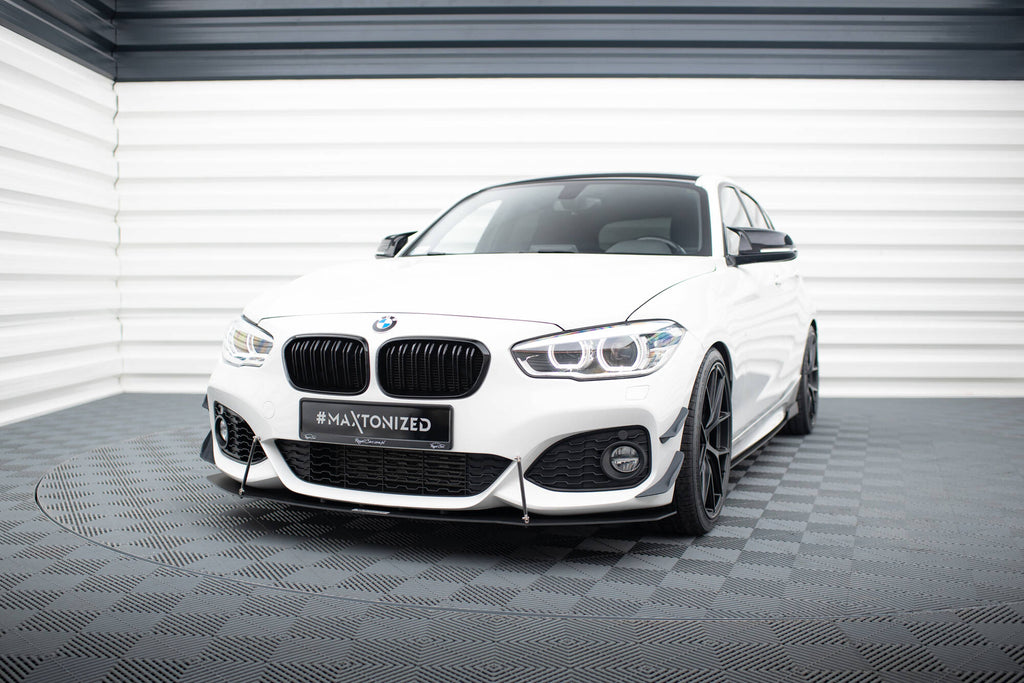 Maxton Design Racing Street+ Spoilerlippe Front Ansatz V.1 passend für BMW 1er F20/F21 M-Power FACELIFT