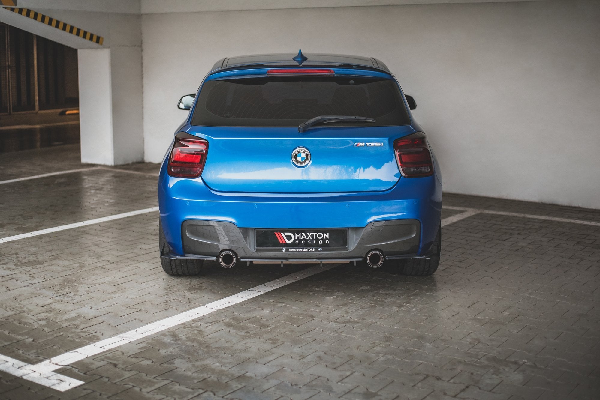 Maxton Design Street Pro Heckschürze passend für BMW M135i F20