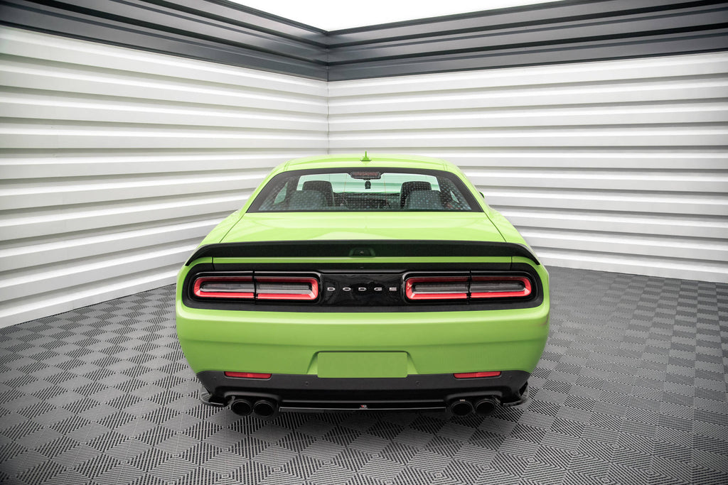 Maxton Design Heckansatz Dodge Challenger SRT Hellcat Widebody Mk3 schwarz Hochglanz für Dodge Challenger MK3 Facelift