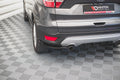 Maxton Design Heck Ansatz Flaps Diffusor passend für Ford Escape Mk3 schwarz Hochglanz