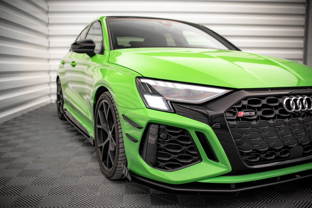 Maxton Design Stoßstangen Flaps Wings vorne Canards passend für Audi RS3 8Y