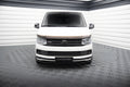Maxton Design Street+ Spoilerlippe Front Ansatz V.2 passend für VW T6 schwarz Hochglanz