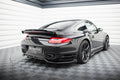 Maxton Design Street+ Mittlerer Diffusor RACE passend für Porsche 911 Turbo 997 schwarz Hochglanz