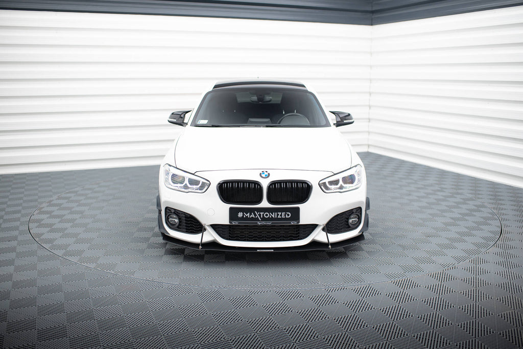 Maxton Design Racing Street+ Spoilerlippe Front Ansatz V.1 passend für BMW 1er F20/F21 M-Power FACELIFT