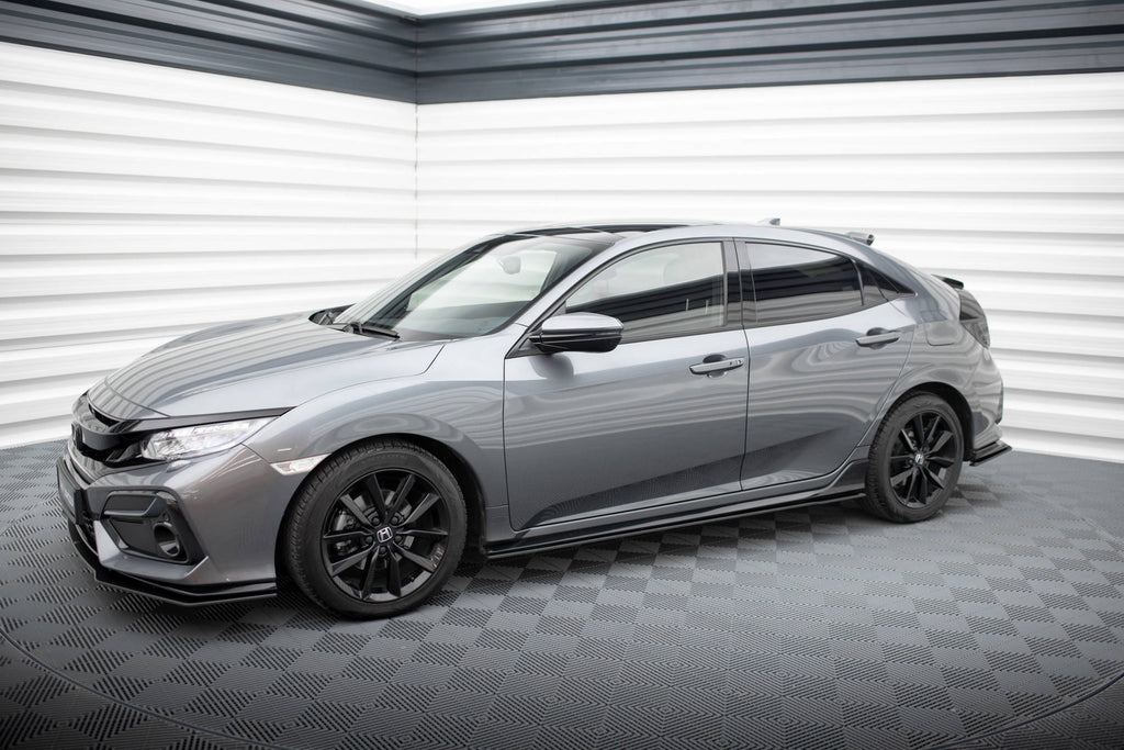 Maxton Design Street Pro Street+ Seitenschweller Leisten passend für Honda Civic Sport Mk 10