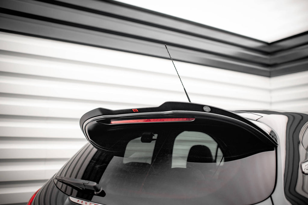 Maxton Design Spoiler CAP passend für Peugeot 208 GTi Mk1 schwarz Hochglanz
