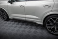Maxton Design Street+ Seitenschweller Leisten V.2 passend für Audi Q3 S-Line / RSQ3 Sportback / SUV F3 schwarz Hochglanz