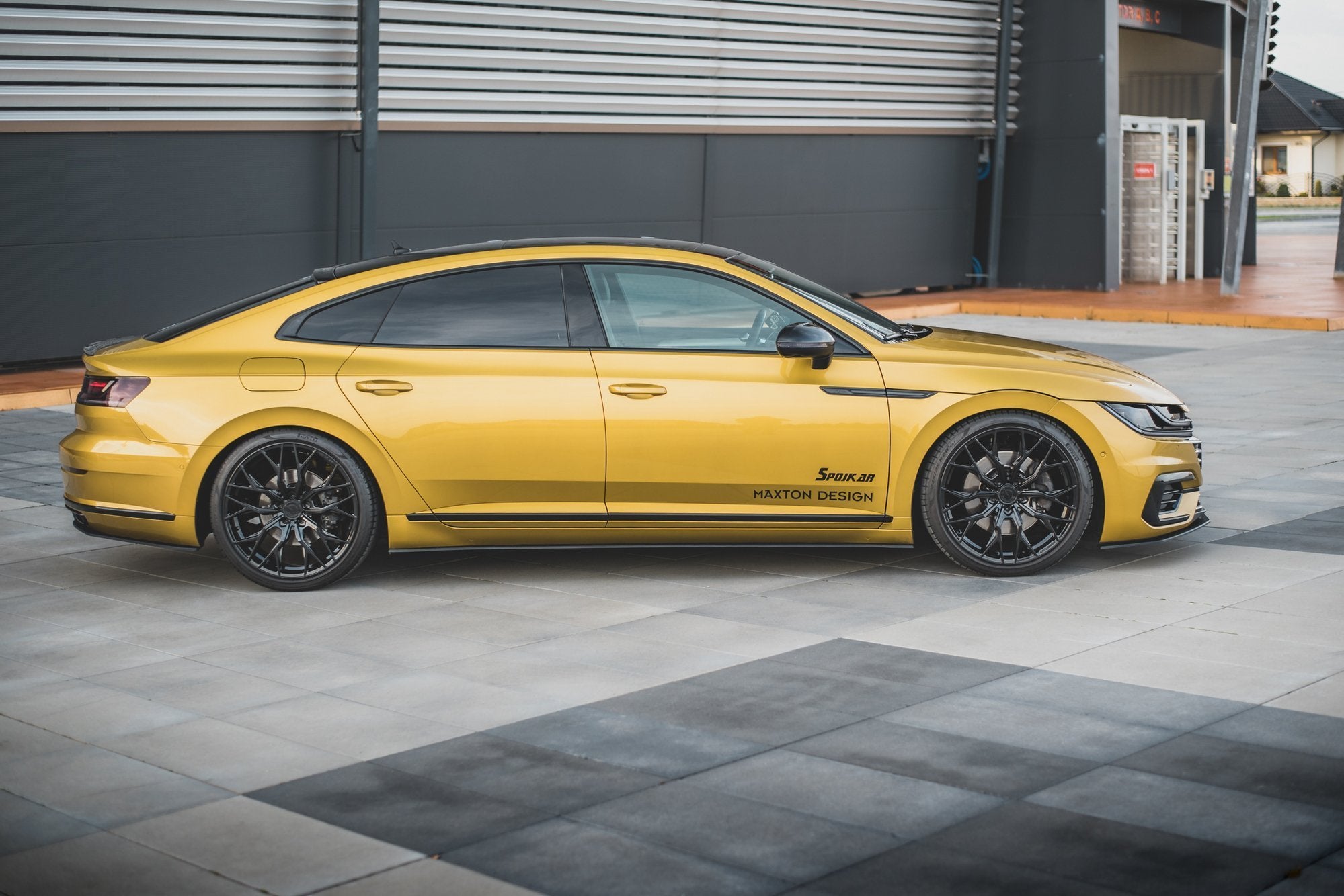 Maxton Design Street Pro Street+ Seitenschweller Leisten passend für VW Arteon R-Line Limousine / Shooting Brake Mk1