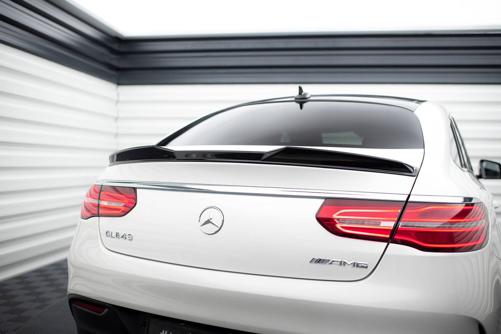 Maxton Design Spoiler CAP 3D passend für Mercedes-Benz GLE Coupe 43 AMG / AMG-Line C292 schwarz Hochglanz