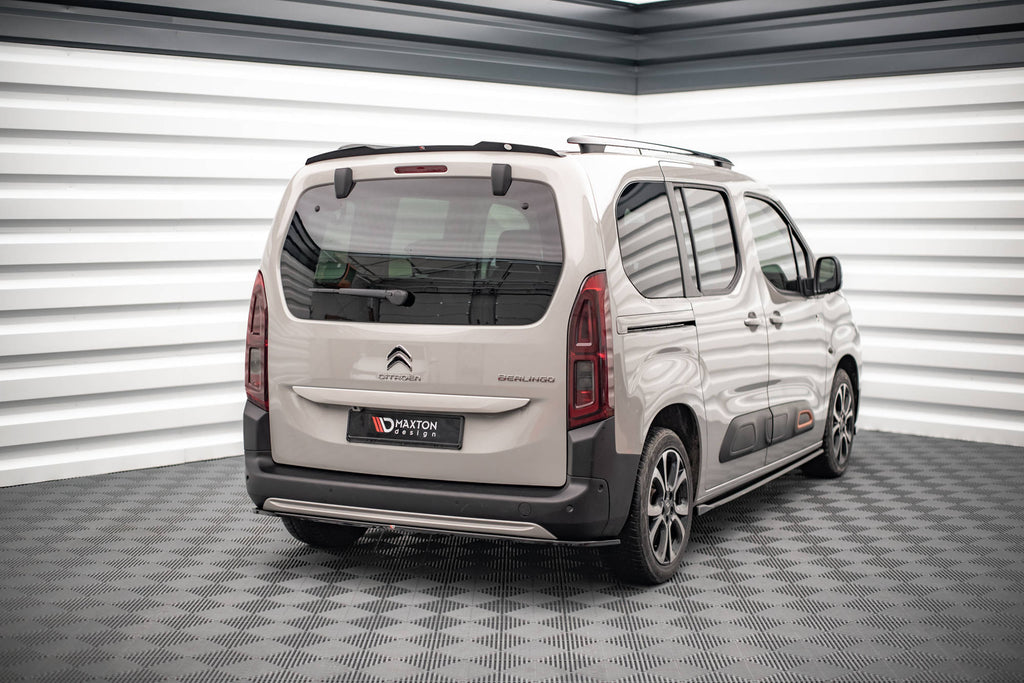 Maxton Design Heckansatz Citroen Berlingo Mk3 schwarz Hochglanz für Citroen Berlingo Mk3