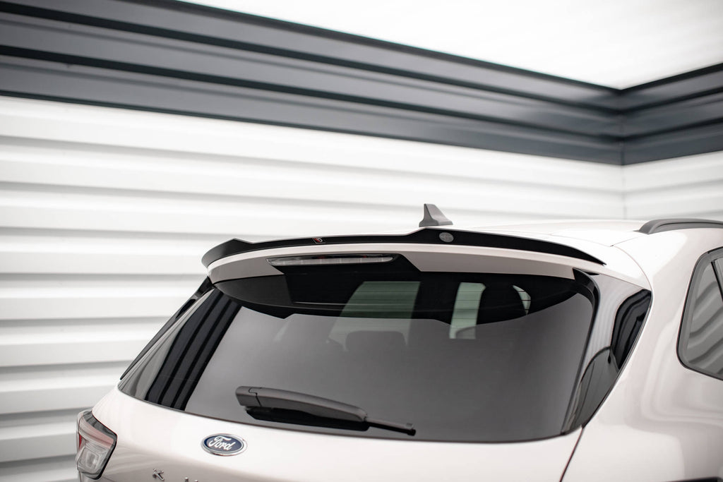 Maxton Design Spoiler CAP passend für Ford Kuga ST-Line Mk3 schwarz Hochglanz
