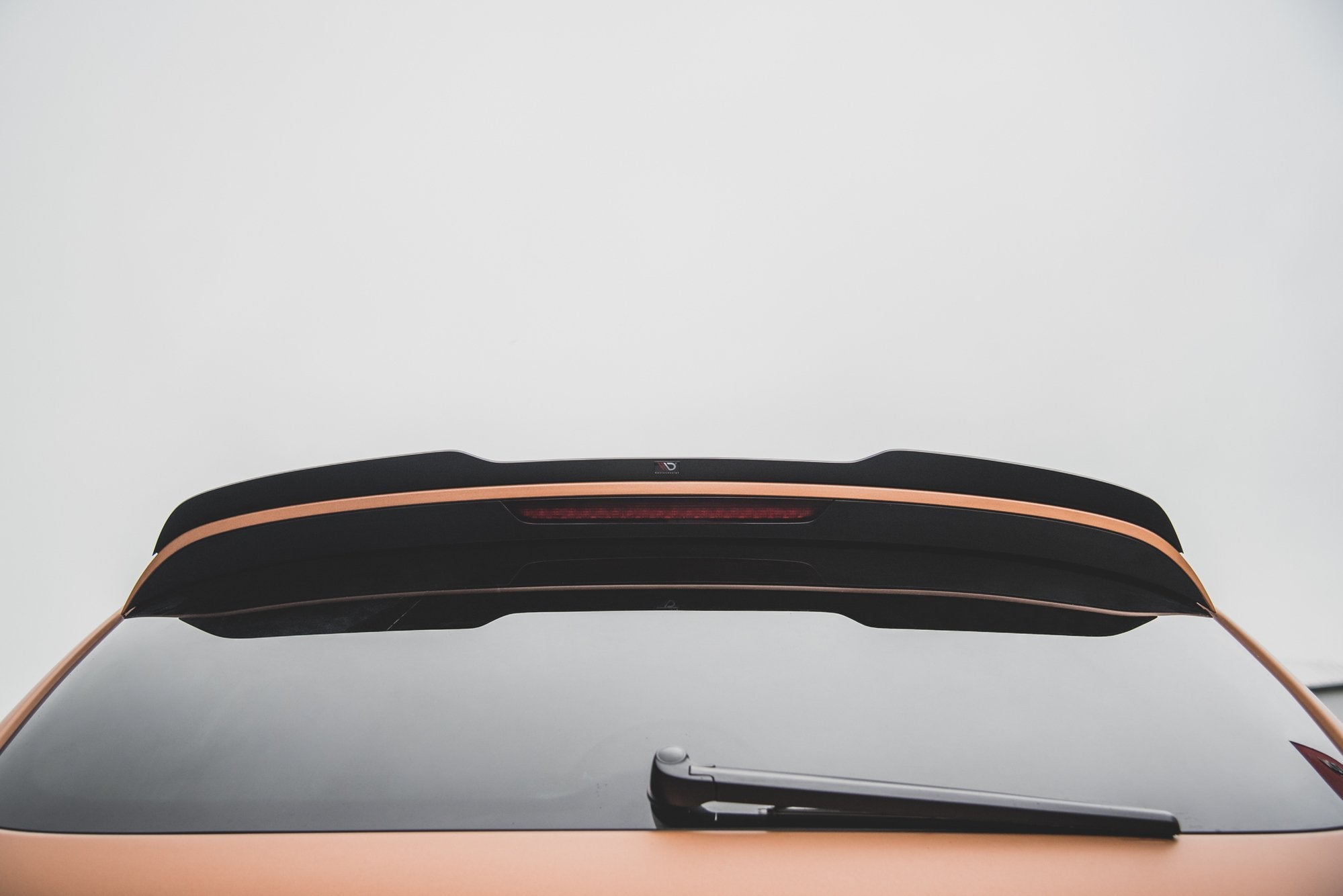 Maxton Design Spoiler CAP passend für Audi Q7 S-Line Mk.1 schwarz Hochglanz