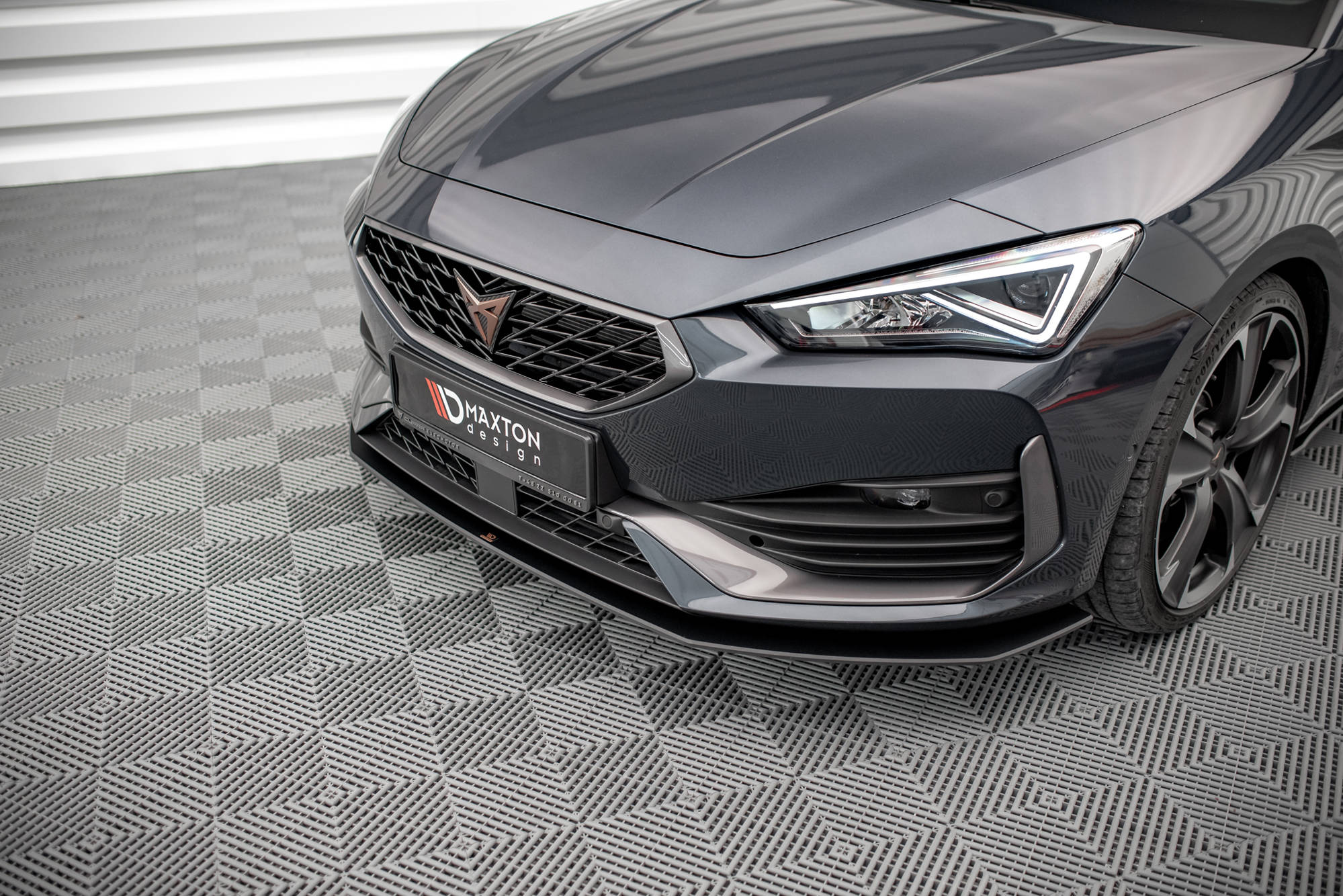 Maxton Design Street Pro Street+ Spoilerlippe Front Ansatz passend für Cupra Leon Mk1