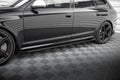 Maxton Design Seitenschweller Flaps passend für Audi RS6 Avant C6 schwarz Hochglanz