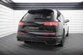 Maxton Design Street+ Mittlerer Diffusor RACE passend für Audi SQ7 / Q7 S-Line Mk2 schwarz Hochglanz