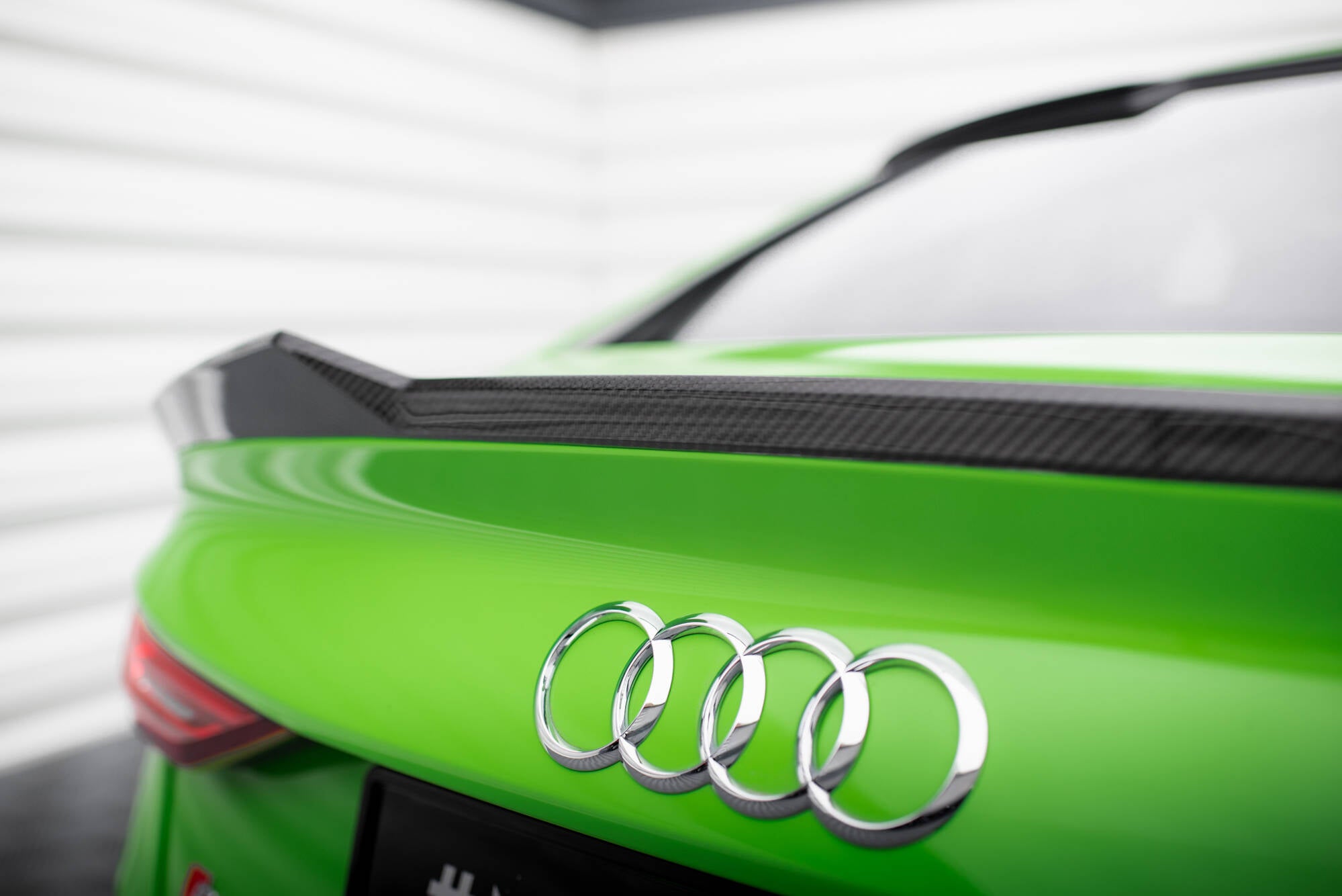 Maxton Design Prepreg Carbon Fiber Heckklappenspoiler V.1 Audi RS3 / S3 / A3 S-Line / A3 Limousine 8Y Facelift für Audi A3